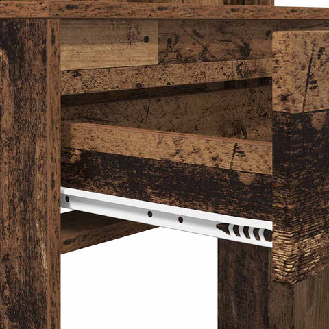 vidaXL Bedroom Dressing Tables with Drawer Old Wood 80 x 39.6 x 135 cm