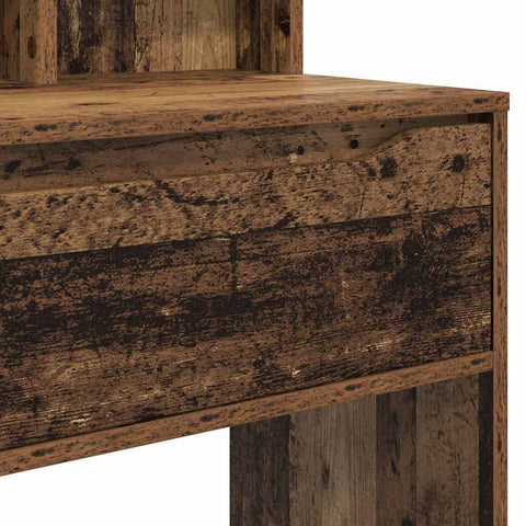 vidaXL Bedroom Dressing Tables with Drawer Old Wood 80 x 39.6 x 135 cm