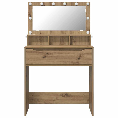vidaXL Bedroom Dressing Tables Artisan Oak 80 x 39.6 x 135 cm