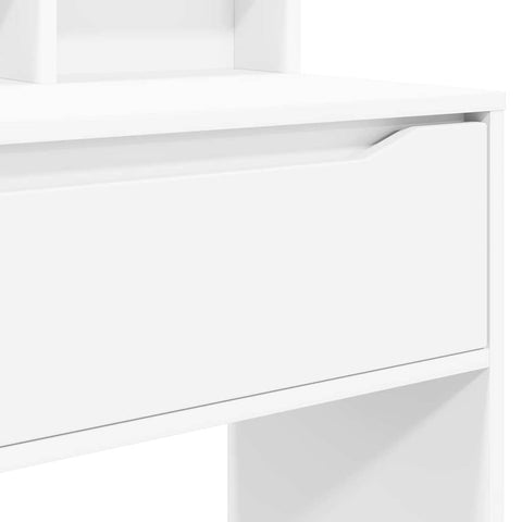vidaXL Bedroom Dressing Tables with Drawer White 80 x 39.6 x 135 cm