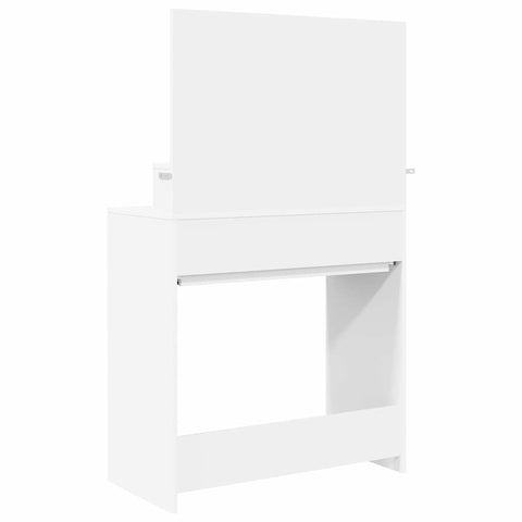vidaXL Bedroom Dressing Tables with Drawer White 80 x 39.6 x 135 cm