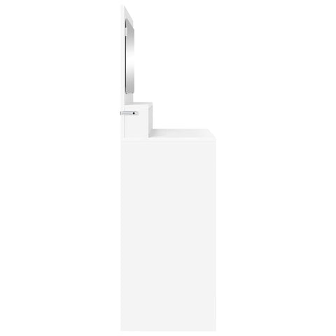 vidaXL Bedroom Dressing Tables with Drawer White 80 x 39.6 x 135 cm