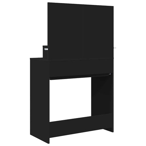 vidaXL Bedroom Dressing Tables with Drawer Black 80 x 39.6 x 135 cm