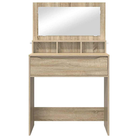 vidaXL Bedroom Dressing Tables Sonoma Oak 80 x 39.6 x 135 cm