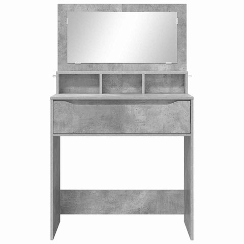 vidaXL Bedroom Dressing Tables Concrete Grey 80 x 39.6 x 135 cm