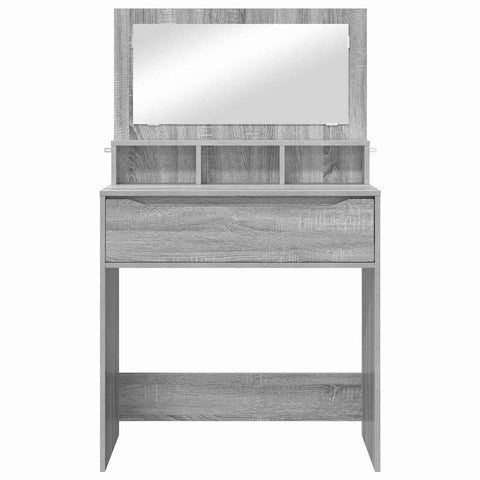 vidaXL Bedroom Dressing Tables Grey Sonoma 80 x 39.6 x 135 cm