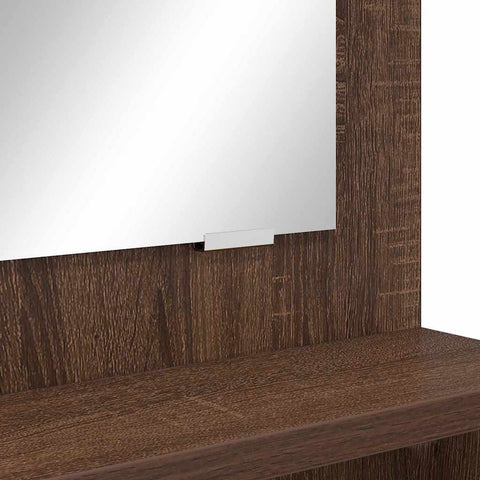vidaXL Bedroom Dressing Tables Brown Oak 80 x 39.6 x 135 cm