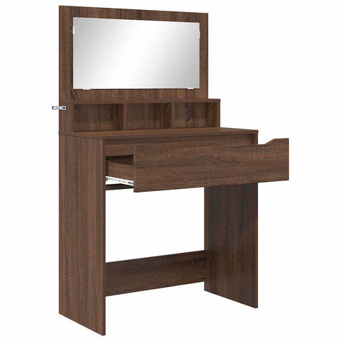 vidaXL Bedroom Dressing Tables Brown Oak 80 x 39.6 x 135 cm