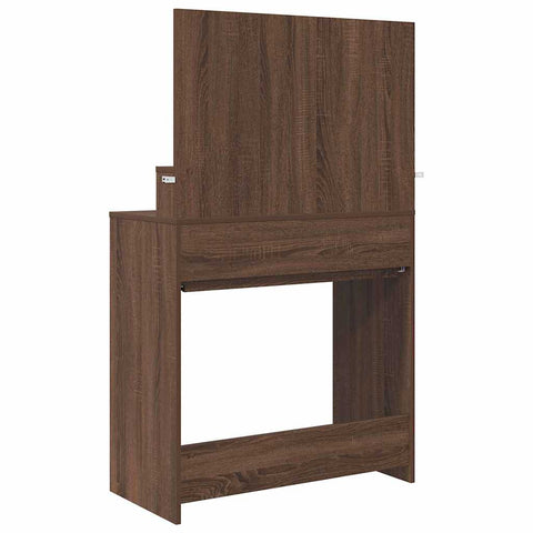 vidaXL Bedroom Dressing Tables Brown Oak 80 x 39.6 x 135 cm
