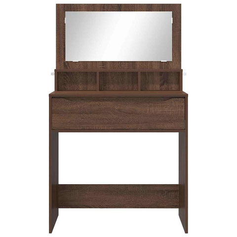 vidaXL Bedroom Dressing Tables Brown Oak 80 x 39.6 x 135 cm