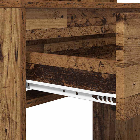 vidaXL Bedroom Dressing Tables with Drawer Old Wood 80 x 39.6 x 135 cm