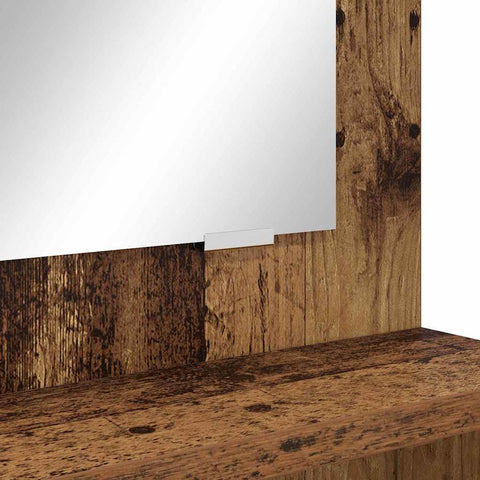 vidaXL Bedroom Dressing Tables with Drawer Old Wood 80 x 39.6 x 135 cm