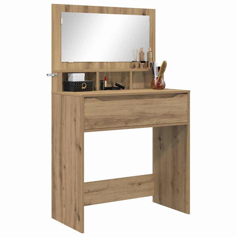 vidaXL Bedroom Dressing Tables Artisan Oak 80 x 39.6 x 135 cm