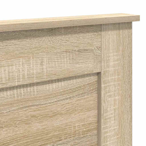 vidaXL Headboard with Headboard Sonoma Oak 200 cm Engineered Wood
