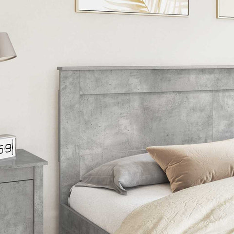 vidaXL Headboard with Headboard Concrete Grey 180 cm Engineered Wood