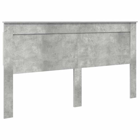 vidaXL Headboard with Headboard Concrete Grey 180 cm Engineered Wood