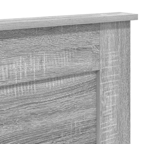 vidaXL Headboard with Headboard Grey Sonoma 180 cm Engineered Wood