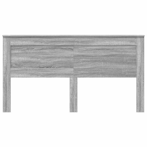 vidaXL Headboard with Headboard Grey Sonoma 180 cm Engineered Wood