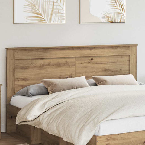 vidaXL Headboard with Headboard Artisan Oak 180 cm Engineered Wood