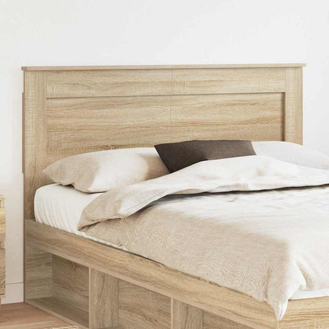 vidaXL Headboard with Headboard Sonoma Oak 160 cm Engineered Wood