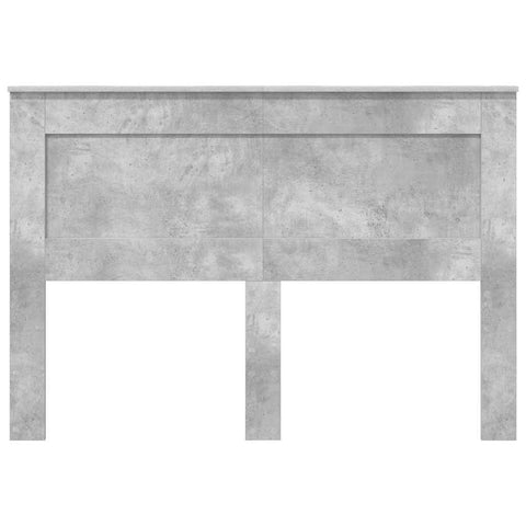vidaXL Headboard with Headboard Concrete Grey 160 cm Engineered Wood