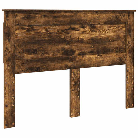 vidaXL Headboard with Headboard Smoked Oak 160 cm Engineered Wood