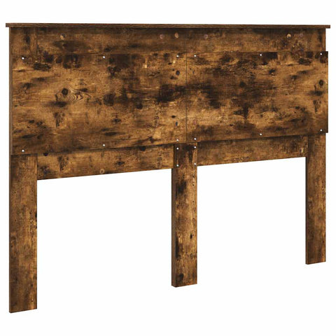 vidaXL Headboard with Headboard Smoked Oak 150 cm Engineered Wood