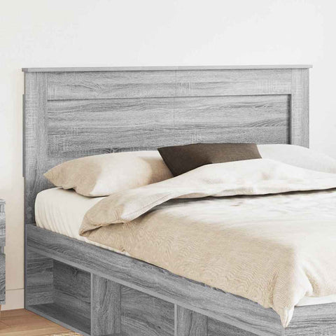 vidaXL Headboard with Headboard Grey Sonoma 150 cm Engineered Wood