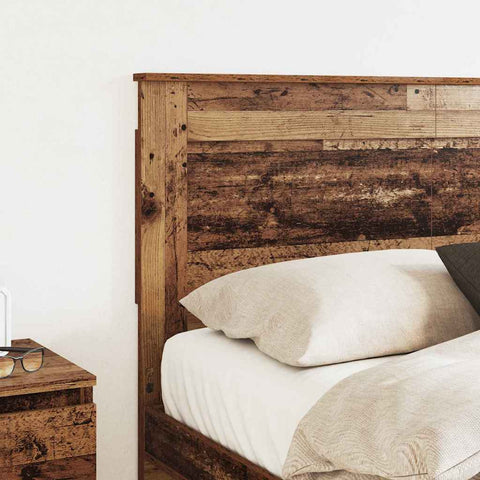 vidaXL Headboard with Headboard Old Wood 150 cm Engineered Wood