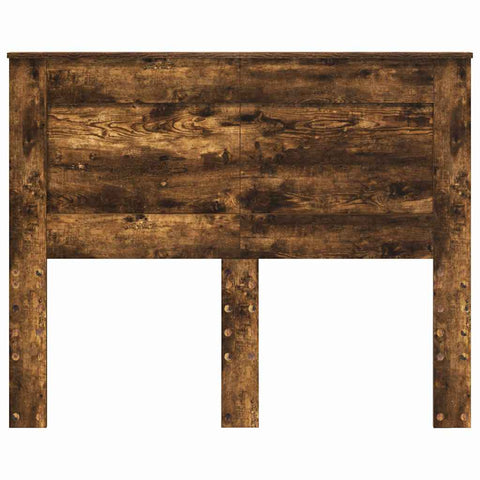 vidaXL Headboard with Headboard Smoked Oak 135 cm Engineered Wood