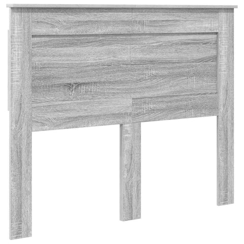 vidaXL Headboard with Headboard Grey Sonoma 120 cm Engineered Wood