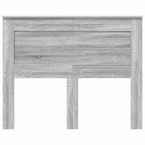 vidaXL Headboard with Headboard Grey Sonoma 120 cm Engineered Wood