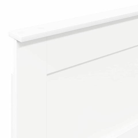 vidaXL Headboard with Headboard White 100 cm Engineered Wood