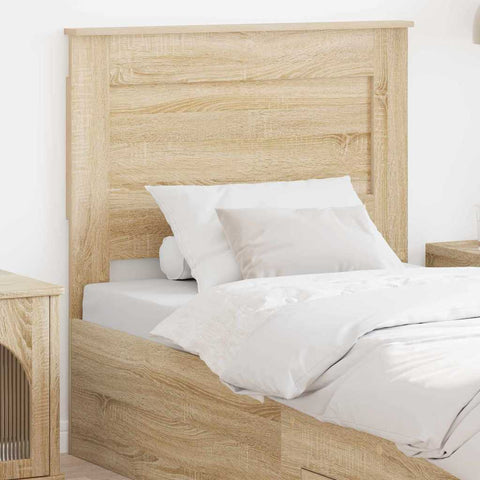 vidaXL Headboard with Headboard Sonoma Oak 100 cm Engineered Wood