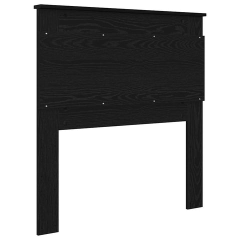 vidaXL Headboard with Headboard Black Oak 90 cm Engineered Wood