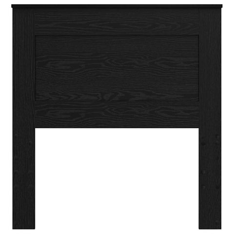 vidaXL Headboard with Headboard Black Oak 90 cm Engineered Wood