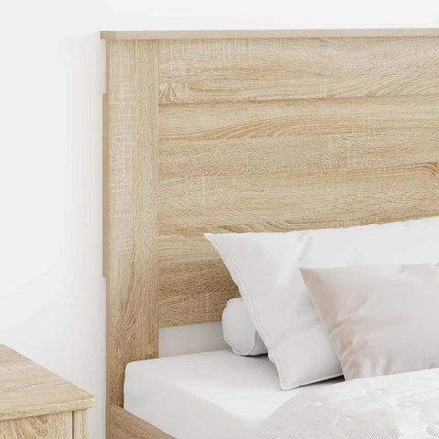 vidaXL Headboard with Headboard Sonoma Oak 90 cm Engineered Wood