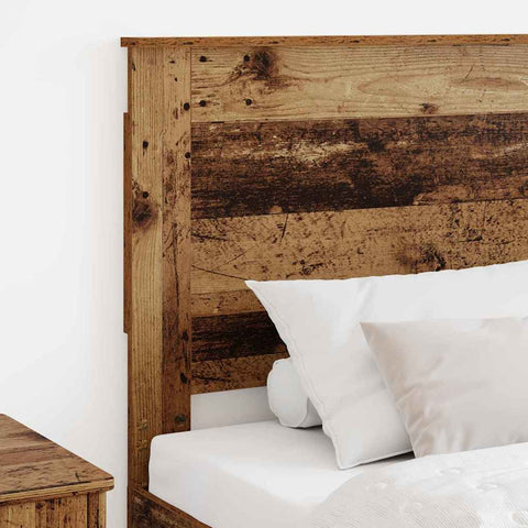 vidaXL Headboard with Headboard Old Wood 90 cm Engineered Wood