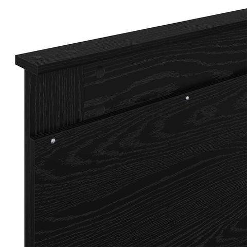 vidaXL Headboard with Headboard Black Oak 80 cm Engineered Wood