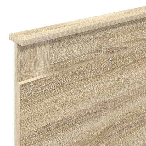 vidaXL Headboard with Headboard Sonoma Oak 80 cm Engineered Wood