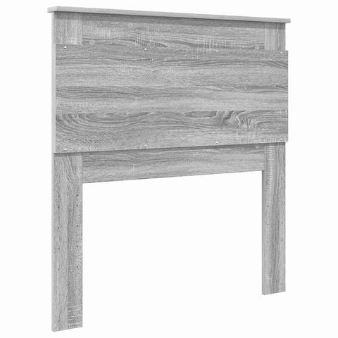 vidaXL Headboard with Headboard Grey Sonoma 80 cm Engineered Wood
