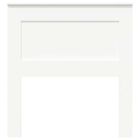 vidaXL Headboard with Headboard White 75 cm Engineered Wood