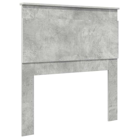 vidaXL Headboard with Headboard Concrete Grey 75 cm Engineered Wood