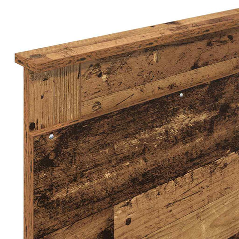 vidaXL Headboard with Headboard Old Wood 75 cm Engineered Wood