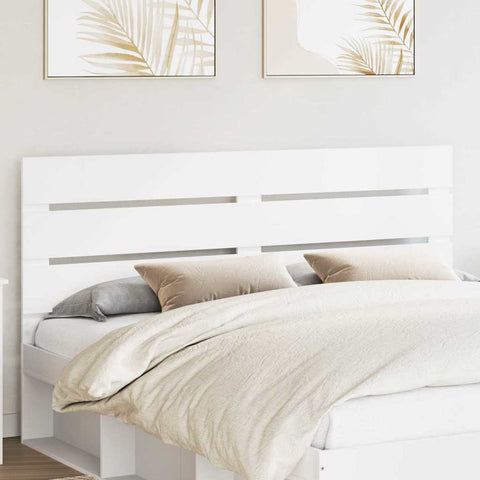 vidaXL Headboard with Headboard White 180 cm Engineered Wood