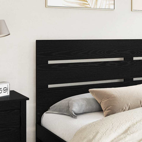 vidaXL Headboard with Headboard Black Oak 180 cm Engineered Wood