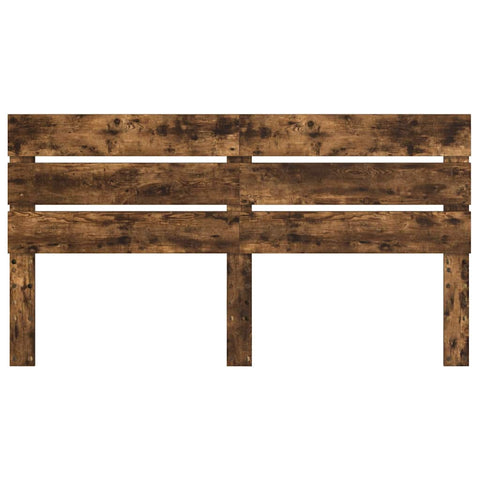 vidaXL Headboard with Headboard Smoked Oak 180 cm Engineered Wood