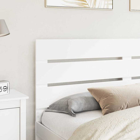 vidaXL Headboard with Headboard White 160 cm Engineered Wood