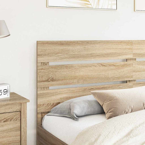 vidaXL Headboard with Headboard Sonoma Oak 160 cm Engineered Wood