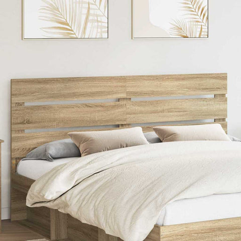 vidaXL Headboard with Headboard Sonoma Oak 160 cm Engineered Wood
